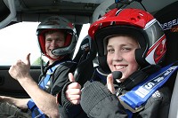 Junior Rally Ride with a Rally Champion