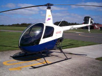 Helicopter trial lesson in a R22
