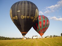 Hot air balloon flight picture