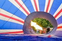 Champagne hot air ballon flight for 2